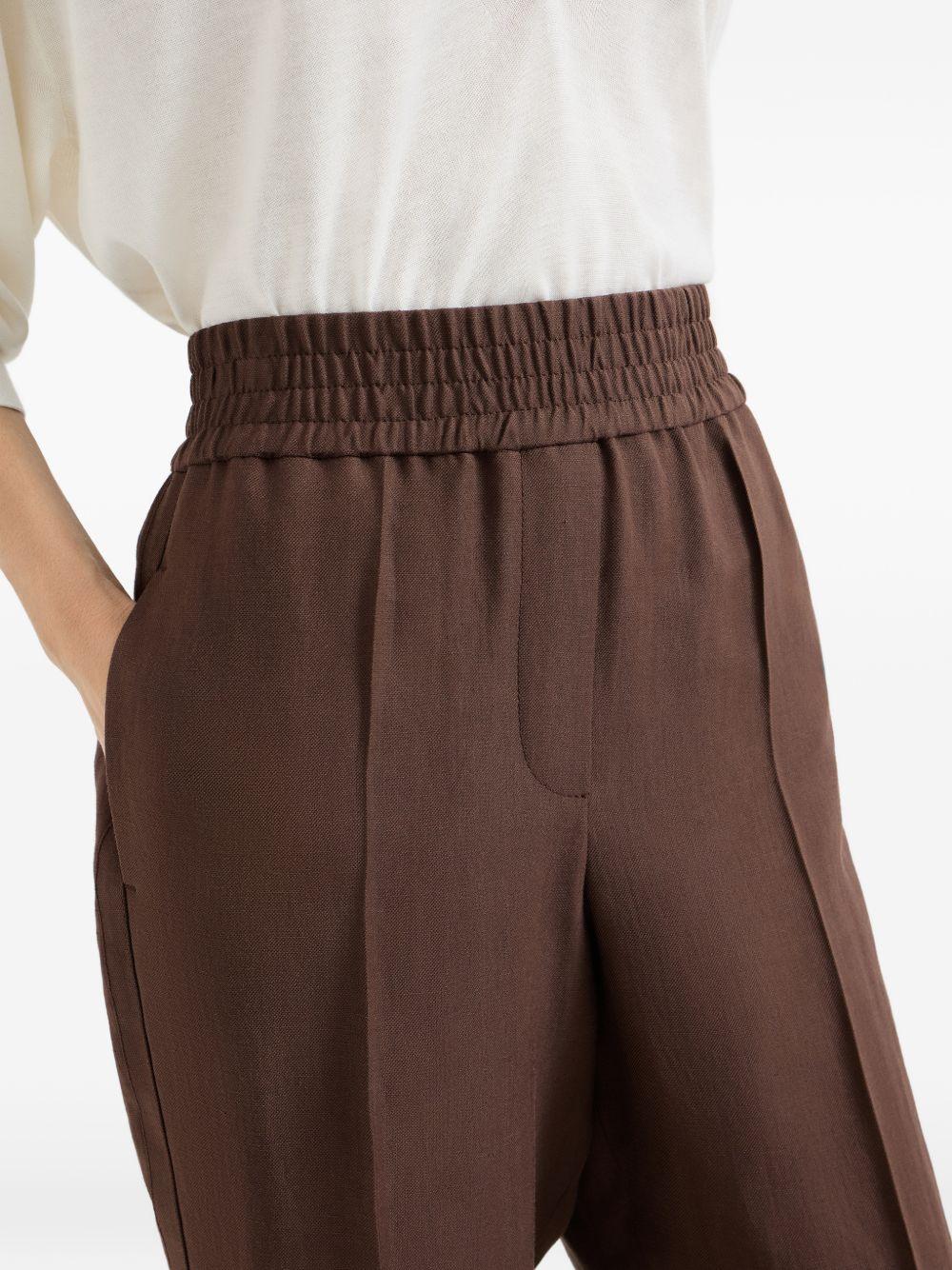 Pantaloni ampi in nero Brunello cucinelli - donna 