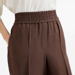 Pantaloni ampi in nero Brunello cucinelli - donna 