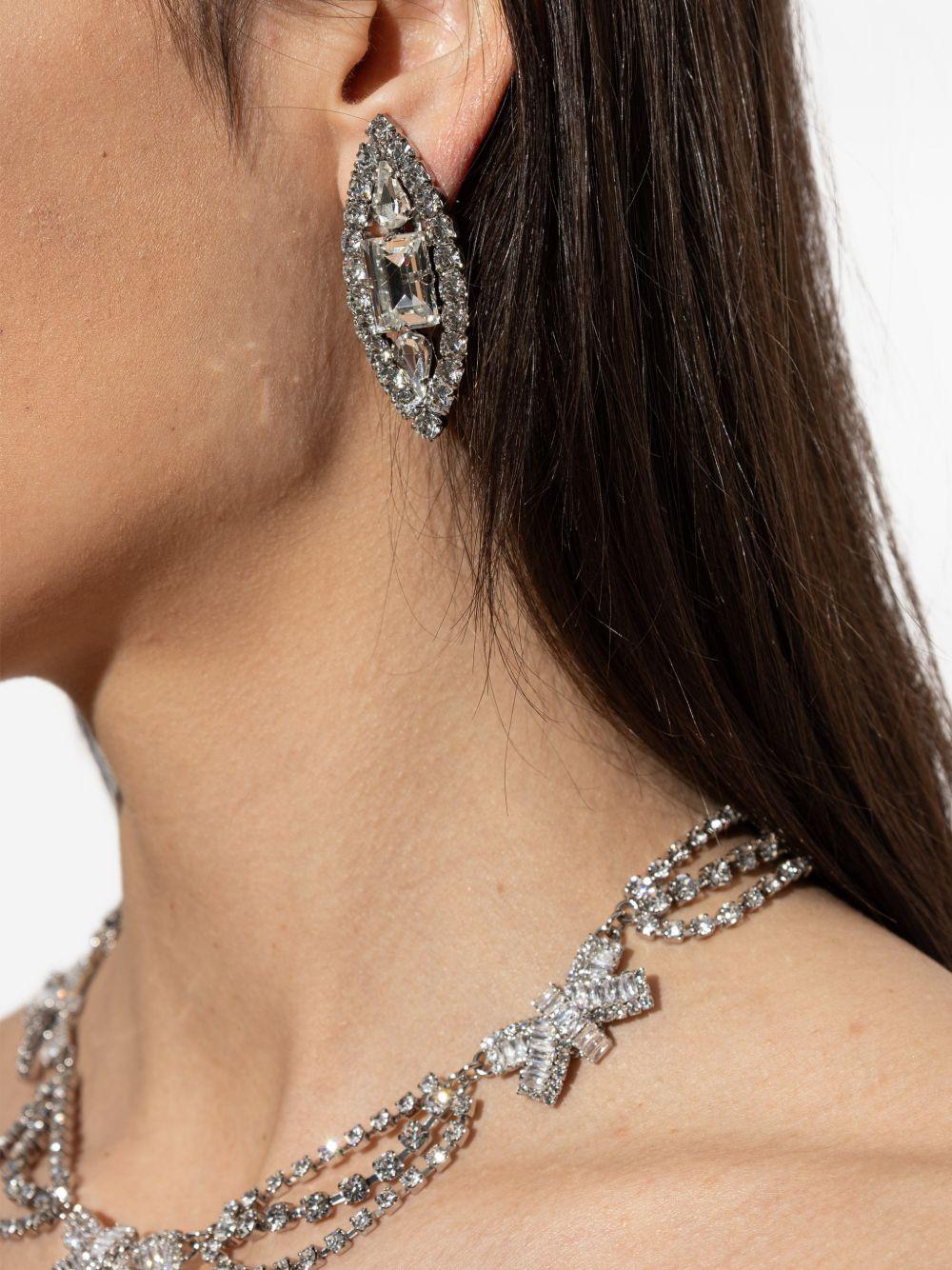 Orecchini con cristalli in argento Alessandra rich - donna 