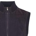 Gilet con tasca a bottoni in blu Brunello cucinelli - uomo 