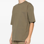 T-shirt a maniche corte in verde Whitesand - uomo 