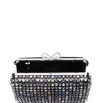 Clutch con cristalli in nero Self-Portrait - donna 