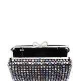 Clutch con cristalli in nero Self-Portrait - donna 