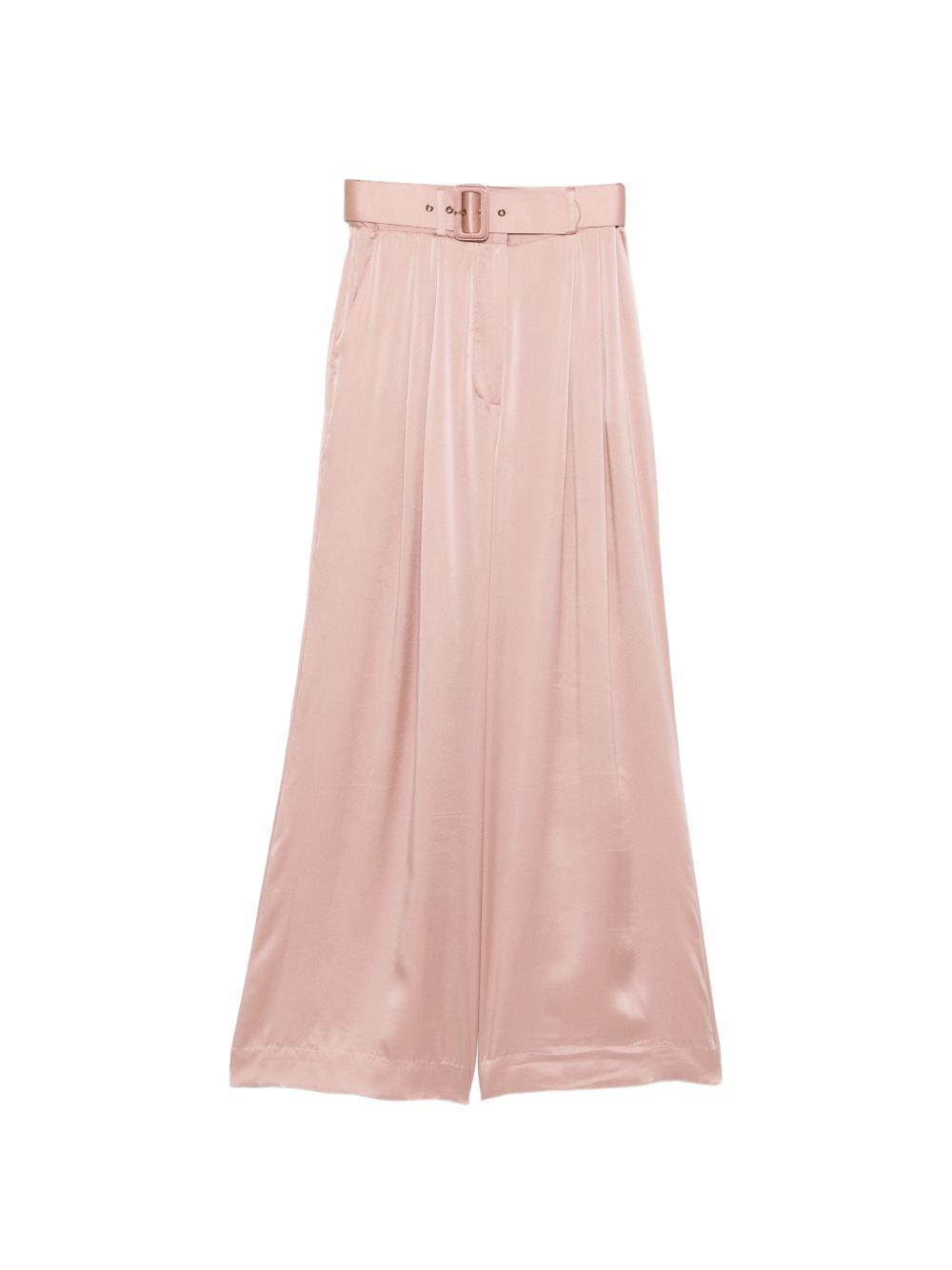 PANTALONI A GAMBA AMPIA CON CINTURA in rosa Zimmermann - donna 