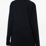 T-shirt a maniche lunghe con logo in nero Y-3 - uomo 