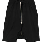 Bermuda con cavallo basso in nero Rick owens - uomo 