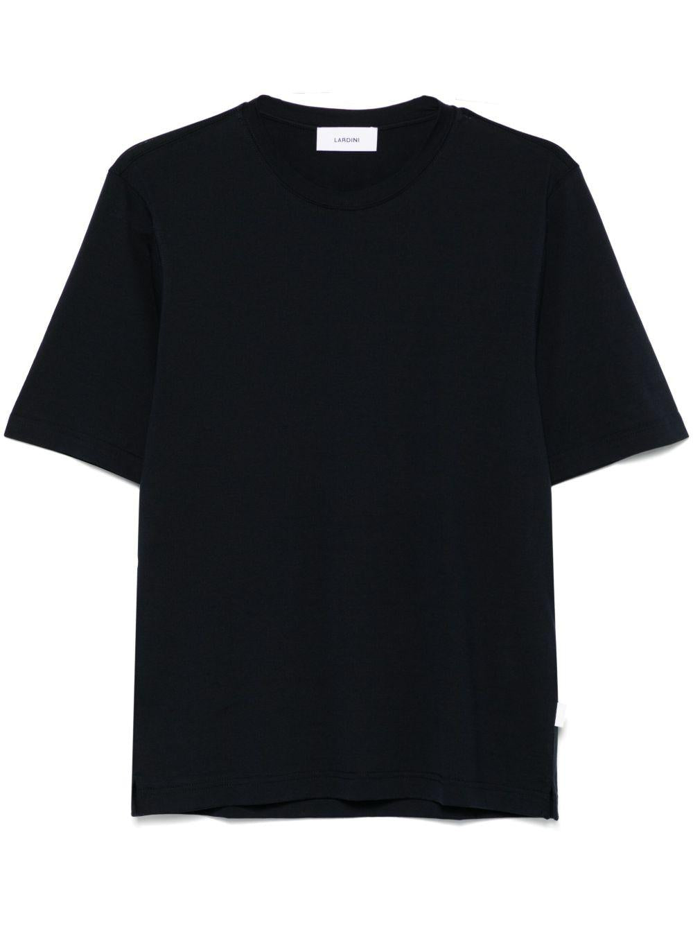 T-shirt girocollo in blu notte Lardini - uomo 