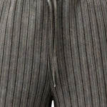 Pantaloncini a righe con coulisse in grigio Dries van noten - uomo 