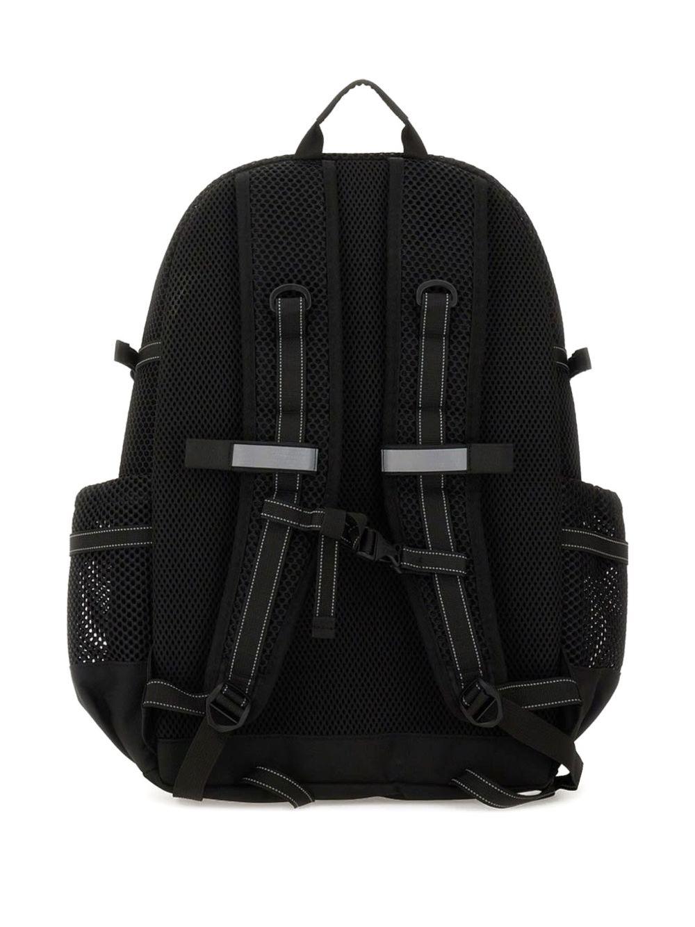 Zaino con inserti in rete in nero And wander - uomo 