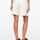 Pantaloncini plissettati in bianco Maxmara weekend - donna 