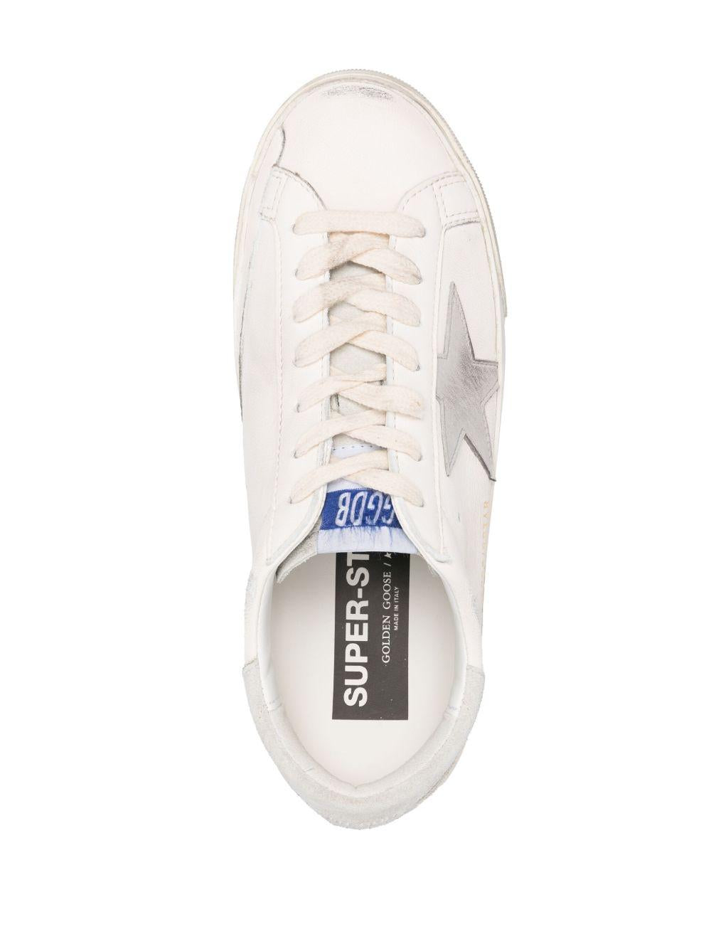 Sneakers Super Star in bianco Golden goose - uomo 