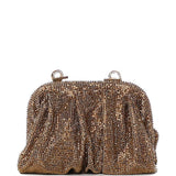 Clutch Venus con cristalli in dorato Benedetta Bruzziches - donna 