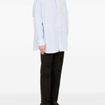Camicia a righe in celeste Mm6 maison margiela - uomo 