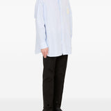 Camicia a righe in celeste Mm6 maison margiela - uomo 