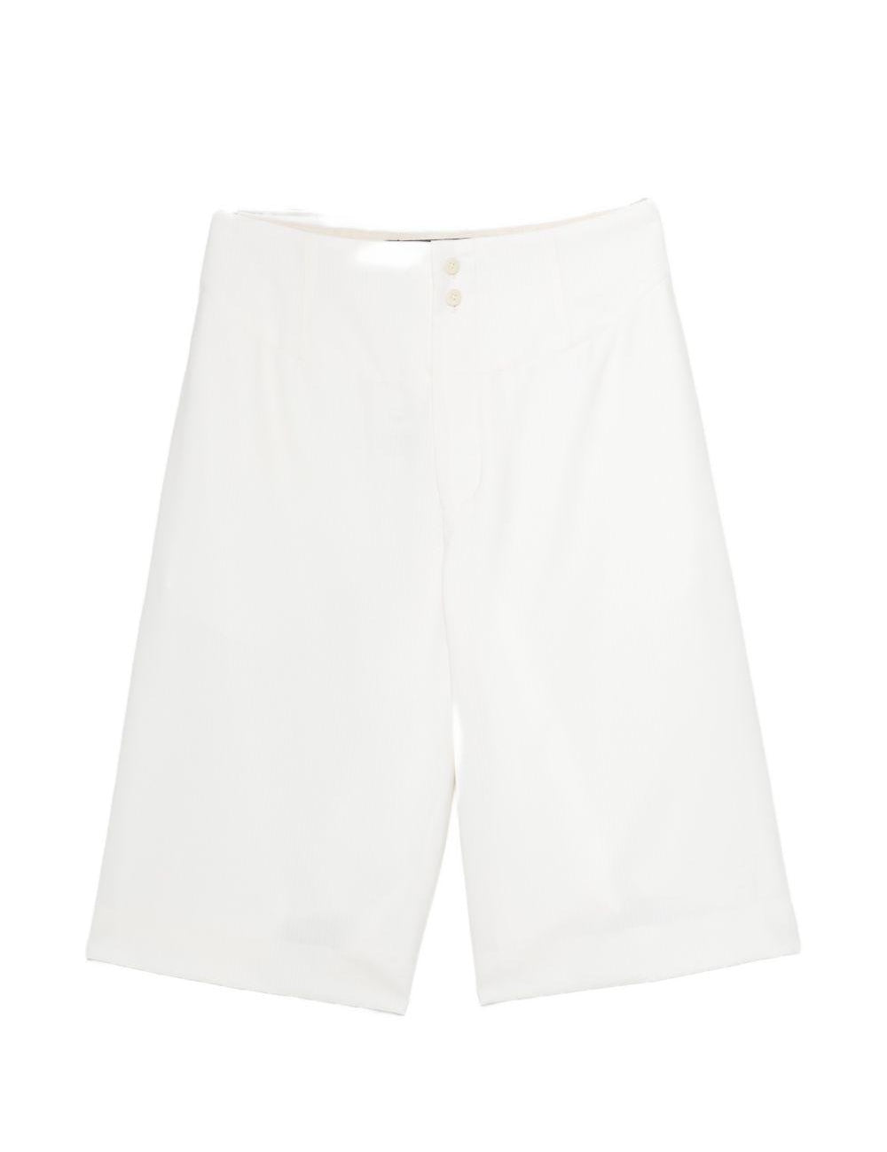 Pantaloncini con bottoni moisson in bianco Jacquemus - uomo 