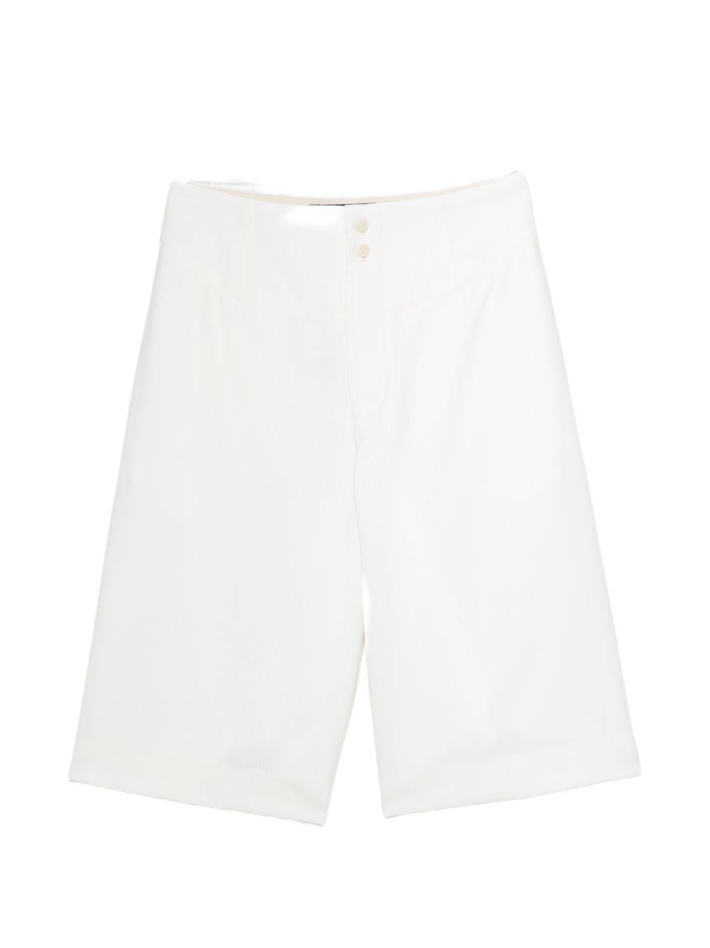 Pantaloncini con bottoni moisson in bianco Jacquemus - uomo 