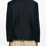 Blazer con applicazione in blu Ymc - uomo 