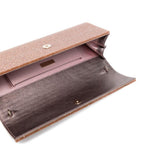 Clutch sweetie con logo in rosa Jimmy choo - donna 