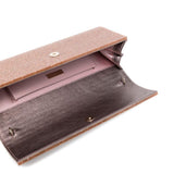 Clutch sweetie con logo in rosa Jimmy choo - donna 