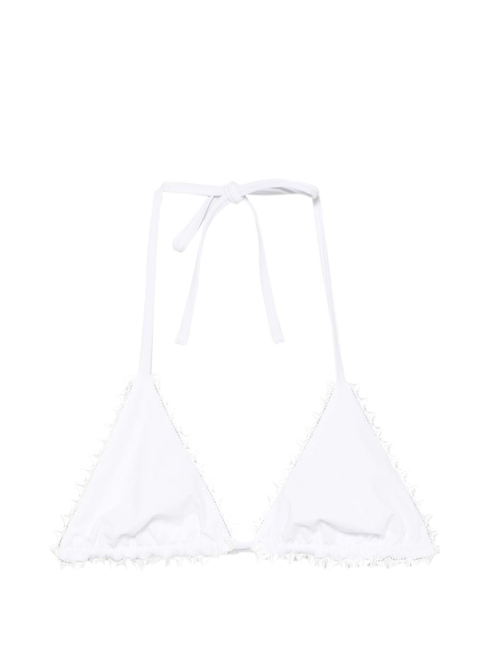 Top bikini a triangolo in bianco Jacquemus - donna 