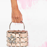 Borsa con cristalli holli matera in rosa Rosantica - donna 
