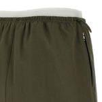 Minigonna con coulisse in vita in verde Alexander wang - donna 