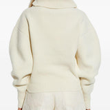 Maglione "la maille pallone" in avorio Jacquemus - donna 