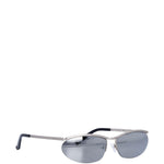 Occhiali da sole Charlotte con montatura ovale in grigio The attico x linda farrow - donna 