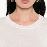 Top girocollo Wkdpancone in bianco Maxmara weekend - donna 