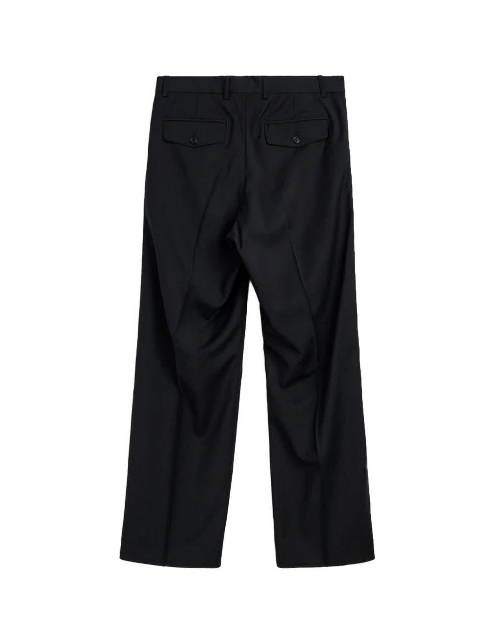 Pantaloni a gamba ampia in nero Sunflower - uomo 