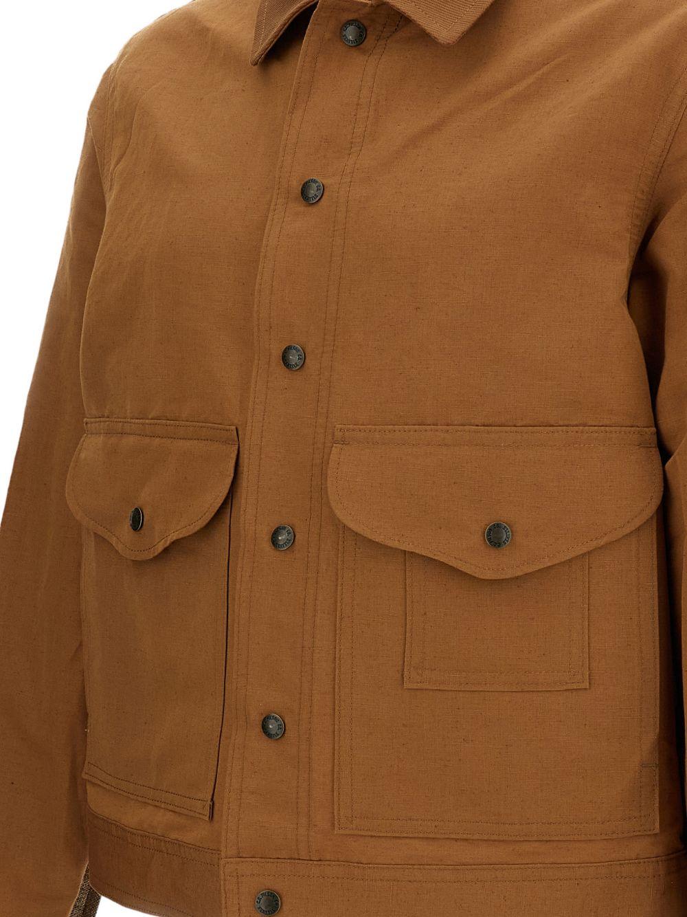 Giacca a quadri in marrone Junya watanabe - uomo 