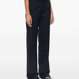 Pantaloni a gamba dritta in blu Alessandra rich - donna 