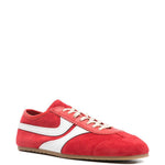 Sneakers a righe basse in rosso Dries van noten - uomo 