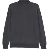 Maglione con colletto stile polo in grigio Kangra - uomo 