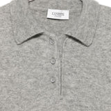 Polo con bottoni in grigio Laneus - donna 