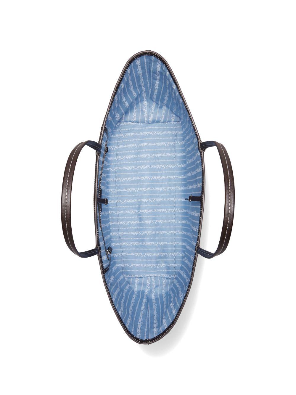 Borsa racer in blu Tory Burch - donna 