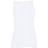 Gonna midi in pizzo in bianco Oséree - donna 