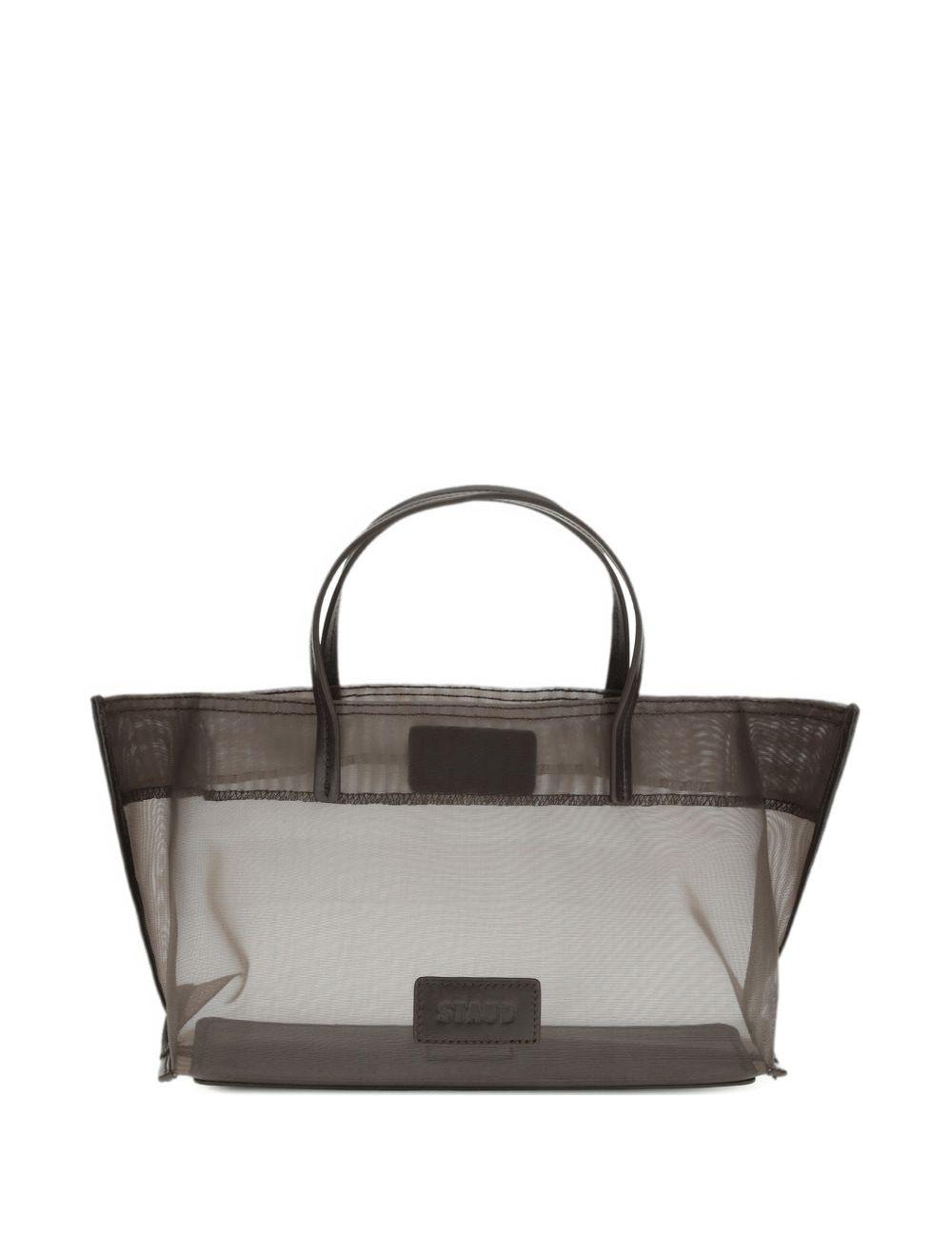 Borsa tote Christos mini in marrone Staud - donna 