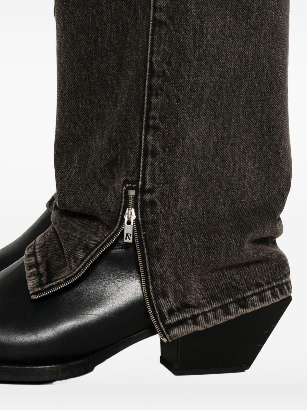 Jeans con zip in nero Represent - uomo 