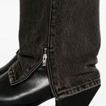 Jeans con zip in nero Represent - uomo 