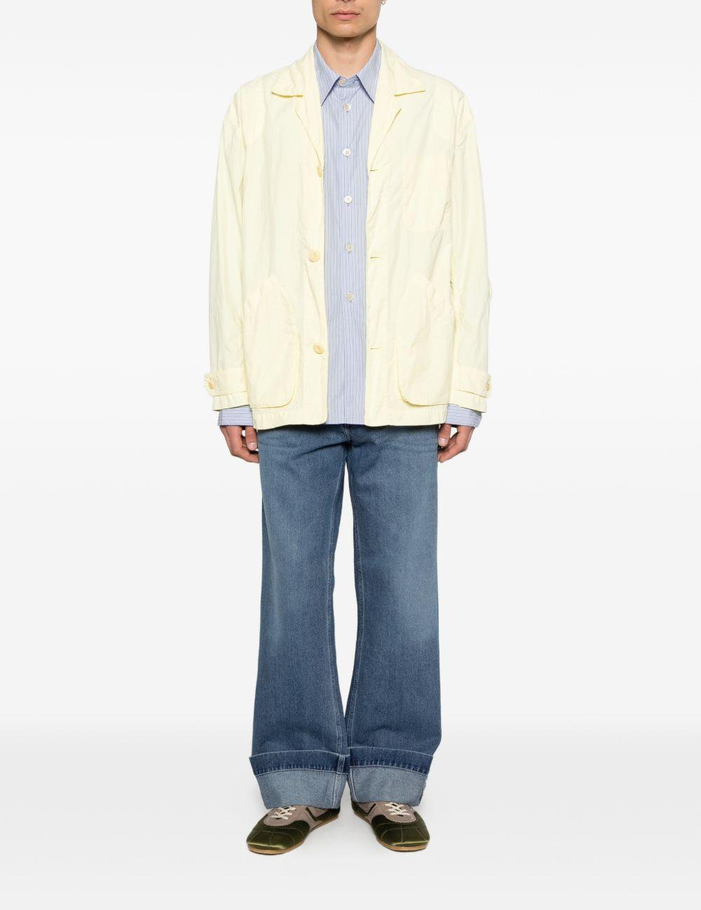 Jeans con risvolto in blu Simone rocha - uomo 