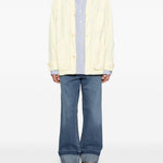 Jeans con risvolto in blu Simone rocha - uomo 