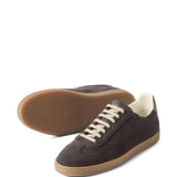 Sneakers  in camoscio in nero Brunello cucinelli - uomo 