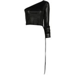Top monospalla  in nero Rick owens drkshdw - donna 