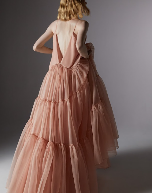 Abito poppy in seta in rosa Temily - donna 
