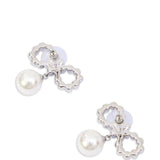 Orecchini con perle in argento Self-portrait - donna 