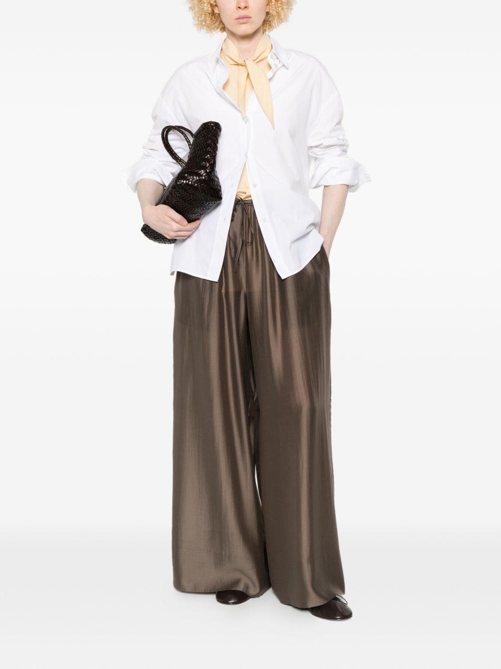 Pantaloni Vento a gamba ampia in marrone Entire Studios - donna 