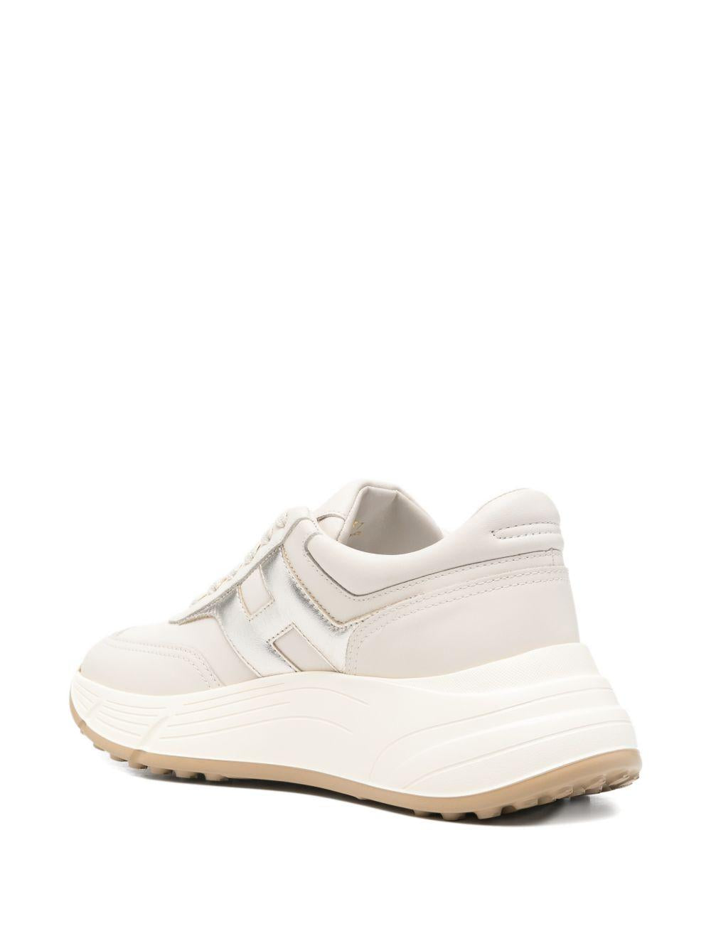 Sneakers con lacci in avorio Hogan - donna 