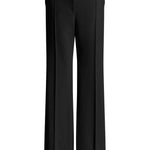 Pantaloni con piega stirata in nero Alberta ferretti - donna 