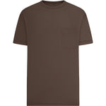 T-shirt a maniche corte in marrone Lemaire - uomo 